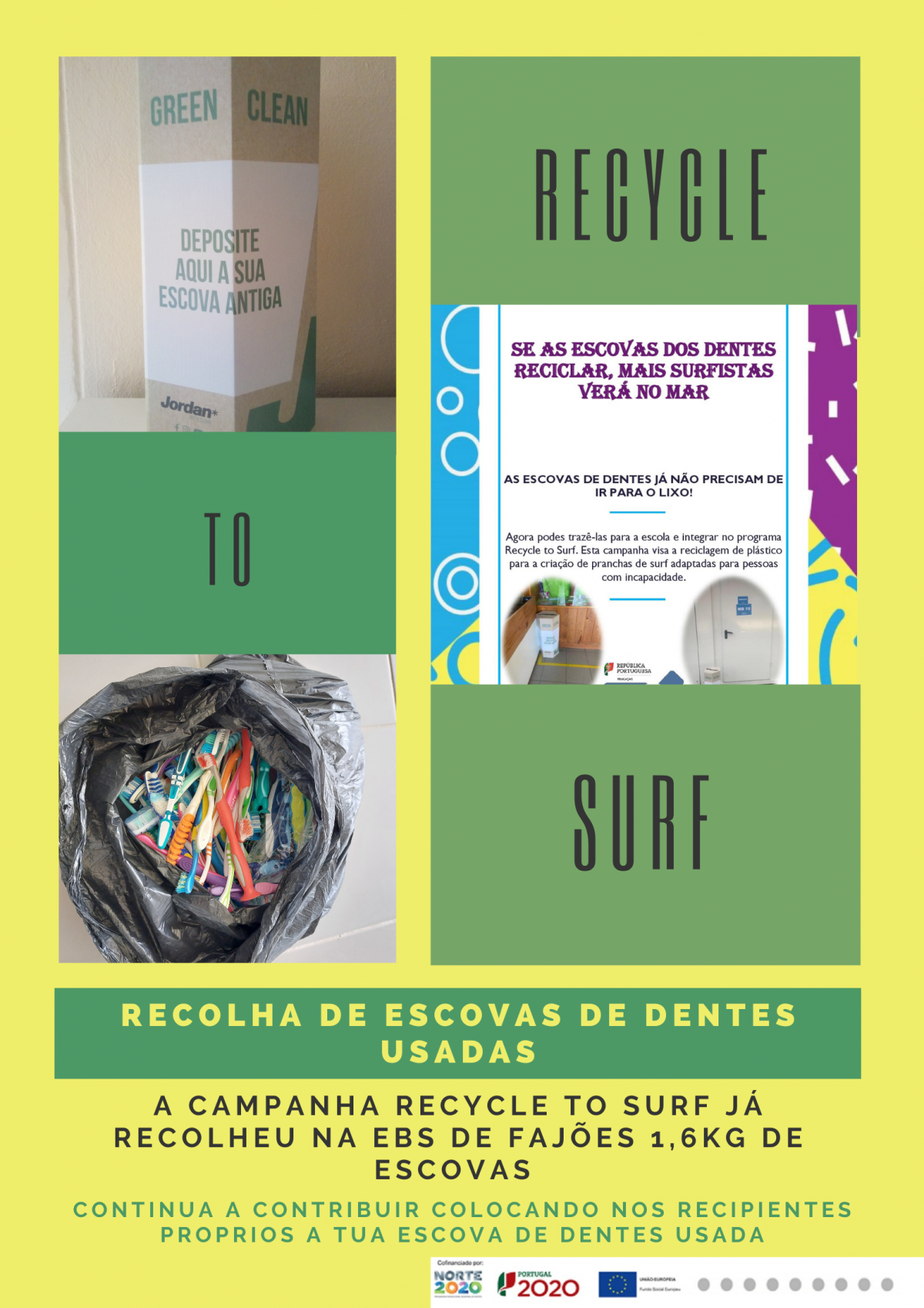 Recycle to surf