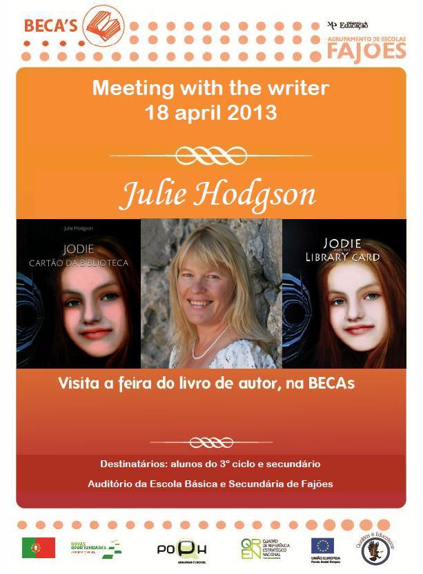 <strong>Meeting with the writer <em>Julie Hodgson</em></strong> - cancelado
